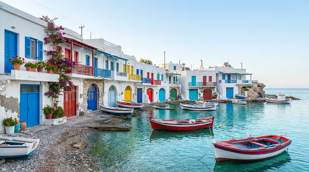 Klima et ses syrmata : les garages à bateaux les plus photogéniques de Grèce
