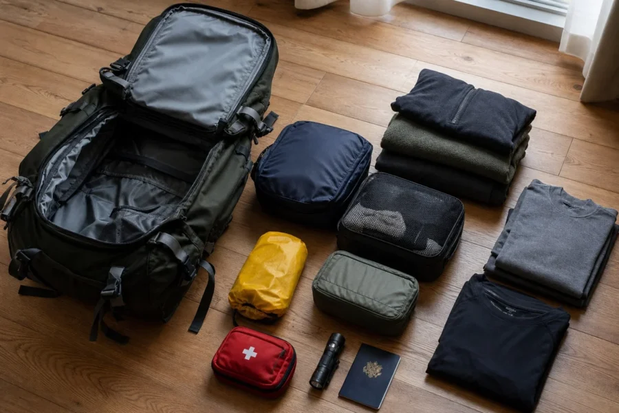 Comment préparer son sac à dos pour un tour du monde de 6 mois
